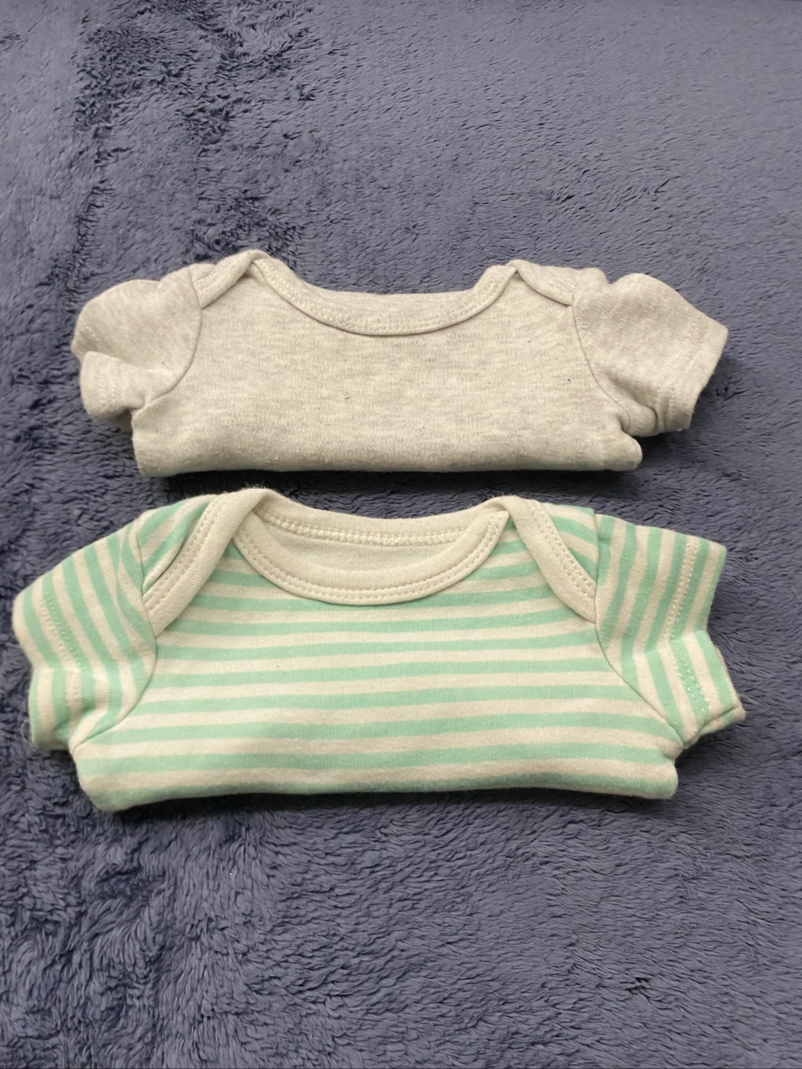 👶 Lot de 2 bodies de manga corta para bebé – 56 cm – photo 2